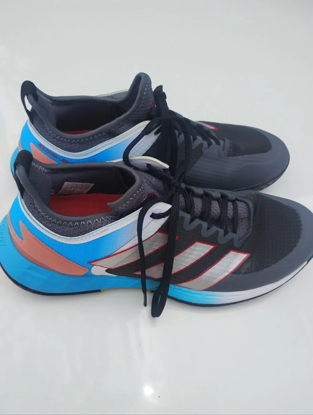 Adidas Adizero Womens Size 8.5 Tennis Shoes Gray Blue Pickleball